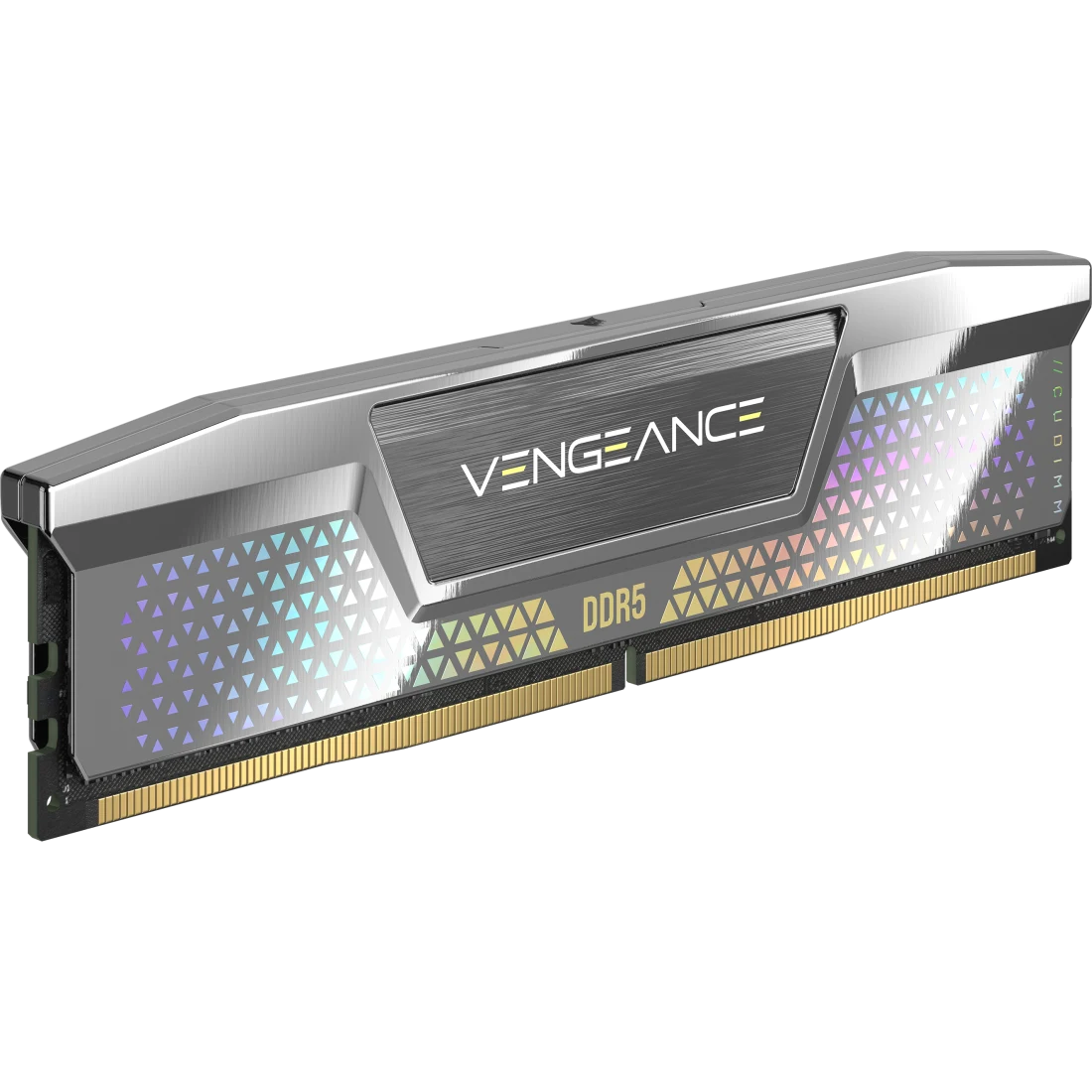 A large main feature product image of Corsair Vengeance 48GB Kit (2x24GB) XMP DDR5-8400 C40 CUDIMM (Silver)