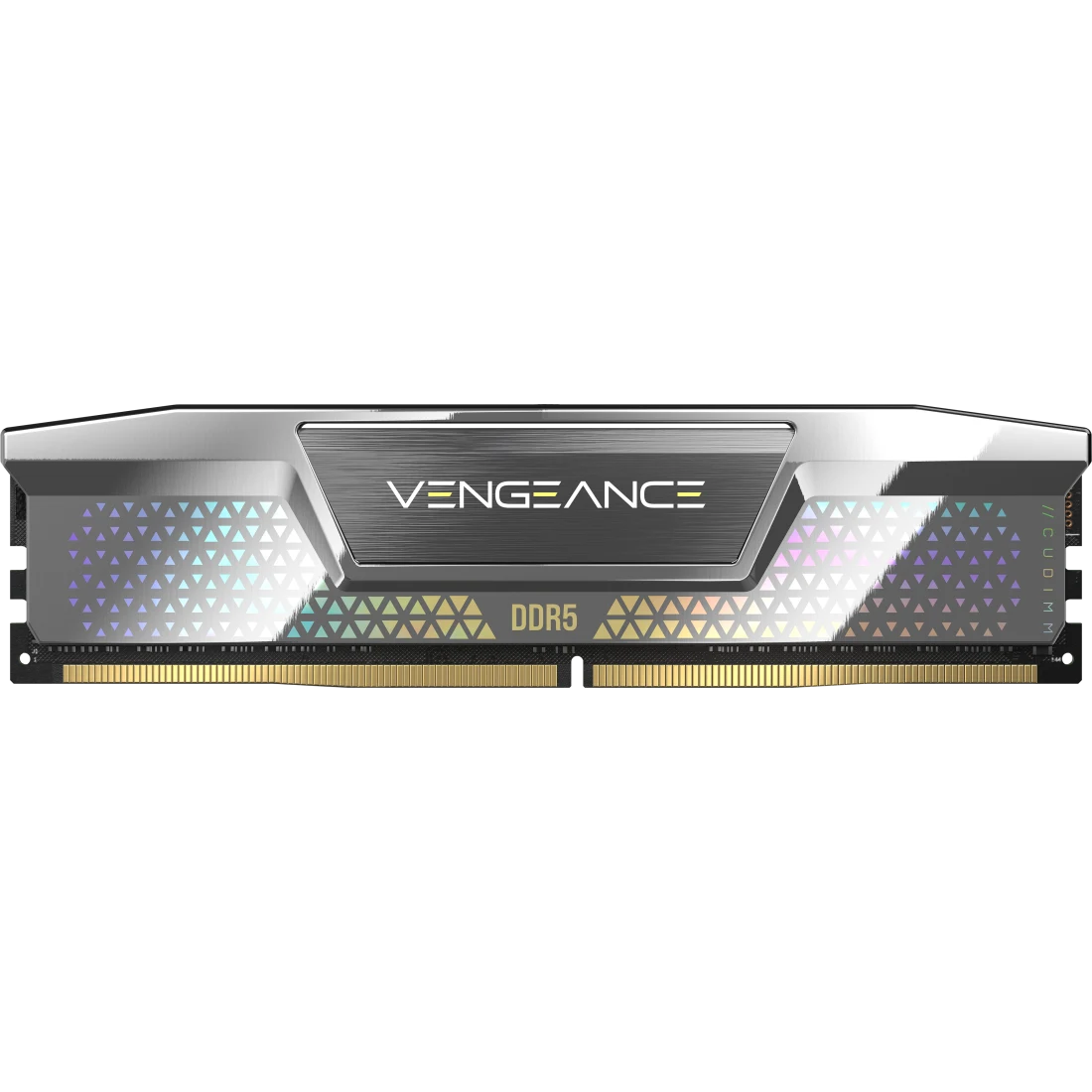 A large main feature product image of Corsair Vengeance 48GB Kit (2x24GB) XMP DDR5-8400 C40 CUDIMM (Silver)