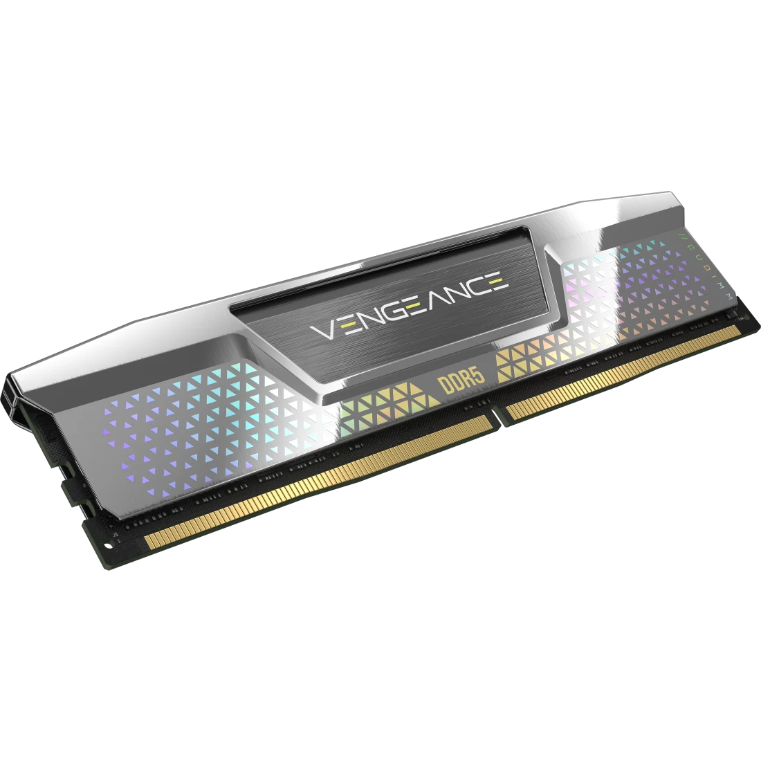 A large main feature product image of Corsair Vengeance 48GB Kit (2x24GB) XMP DDR5-8000 C38 CUDIMM (Silver)