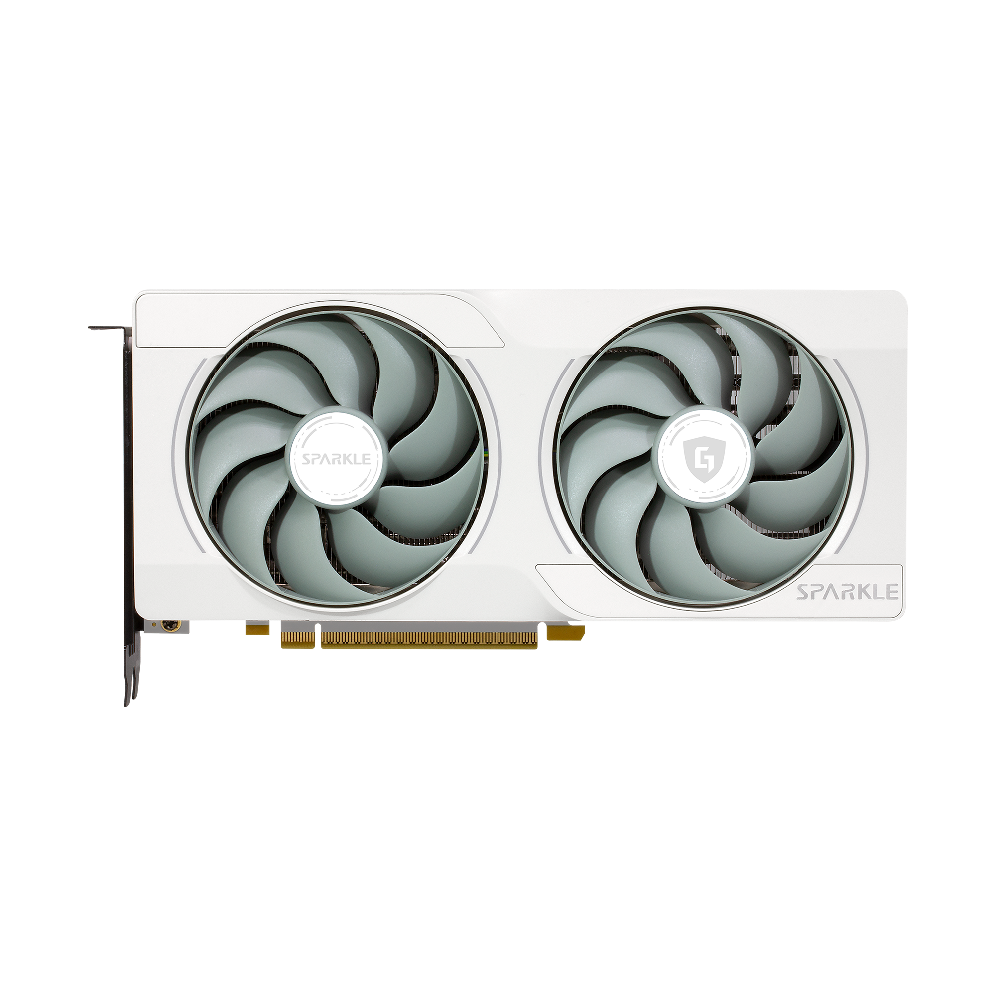 A large main feature product image of SPARKLE Intel Arc Battlemage B570 GUARDIAN Luna OC 10GB GDDR6