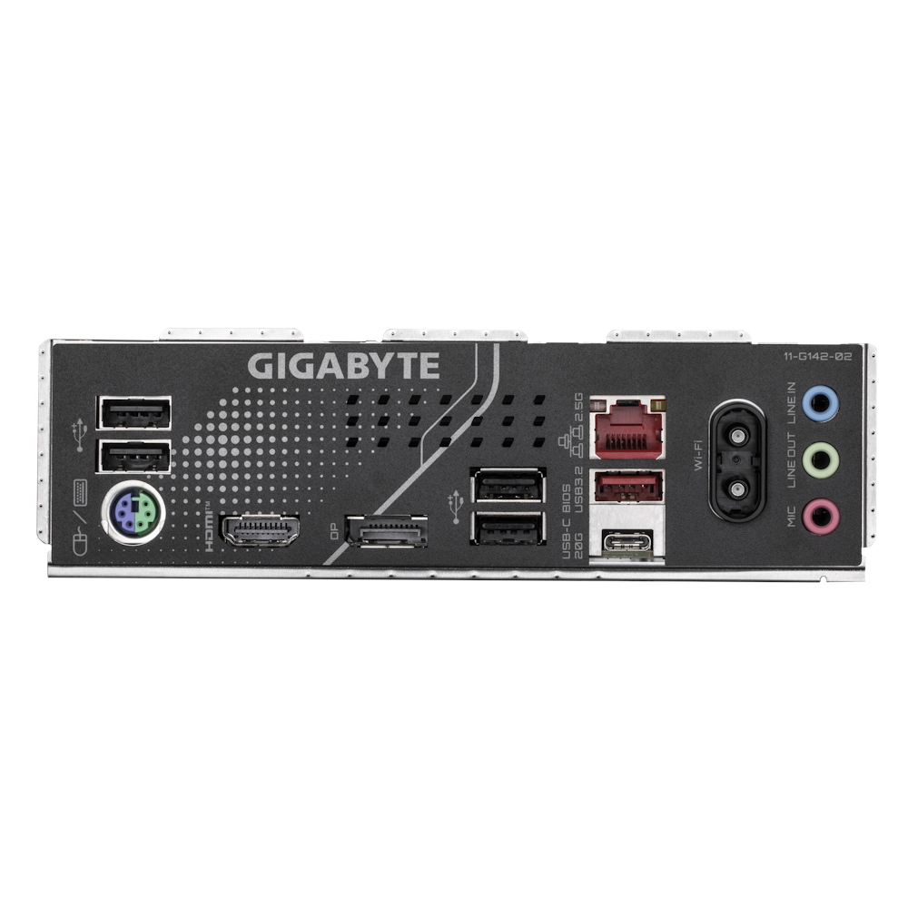 A large main feature product image of Gigabyte B860 Eagle WiFi 6E LGA1851 ATX Desktop Motherboard