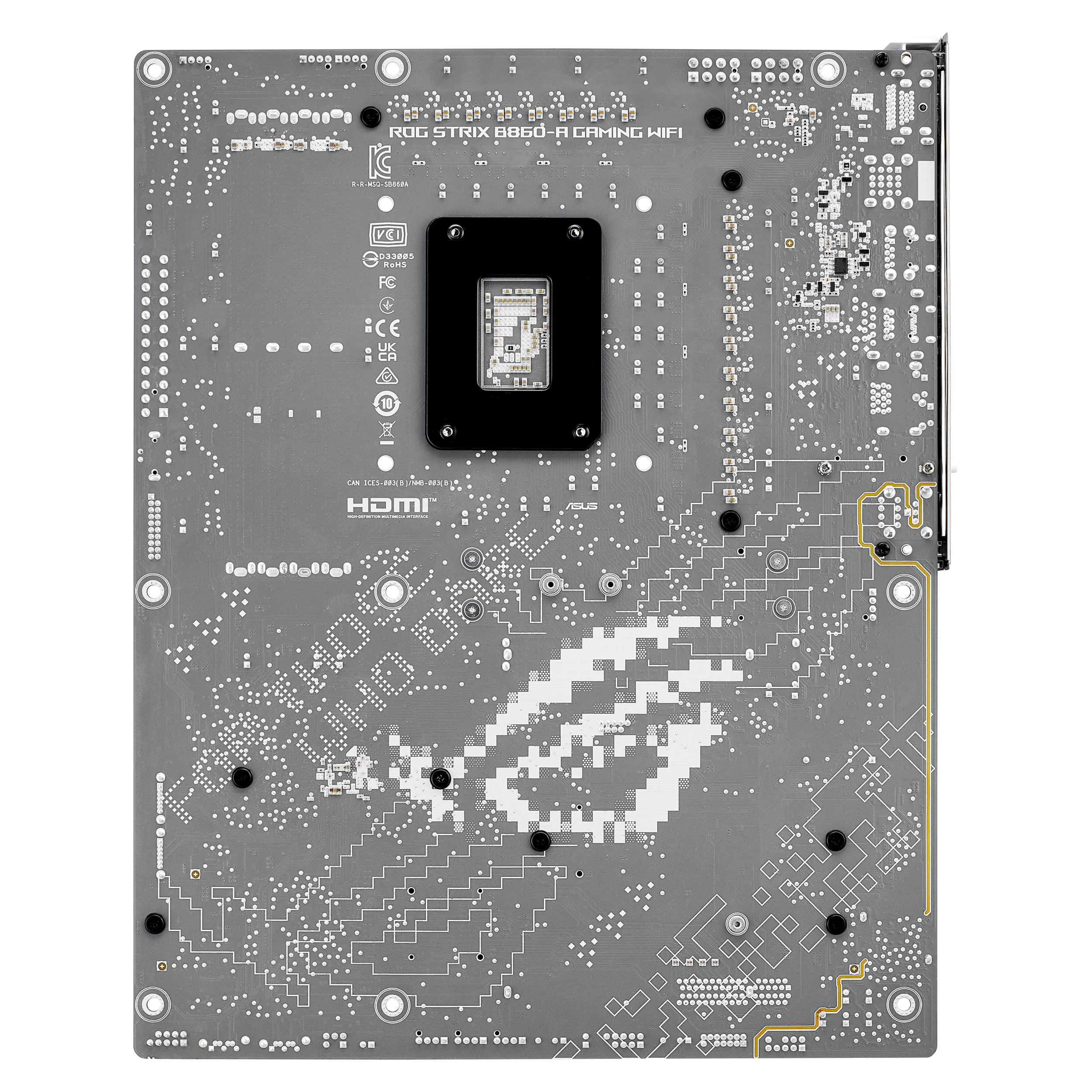 A large main feature product image of ASUS ROG Strix B860-A Gaming WiFi LGA1851 ATX Desktop Motherboard