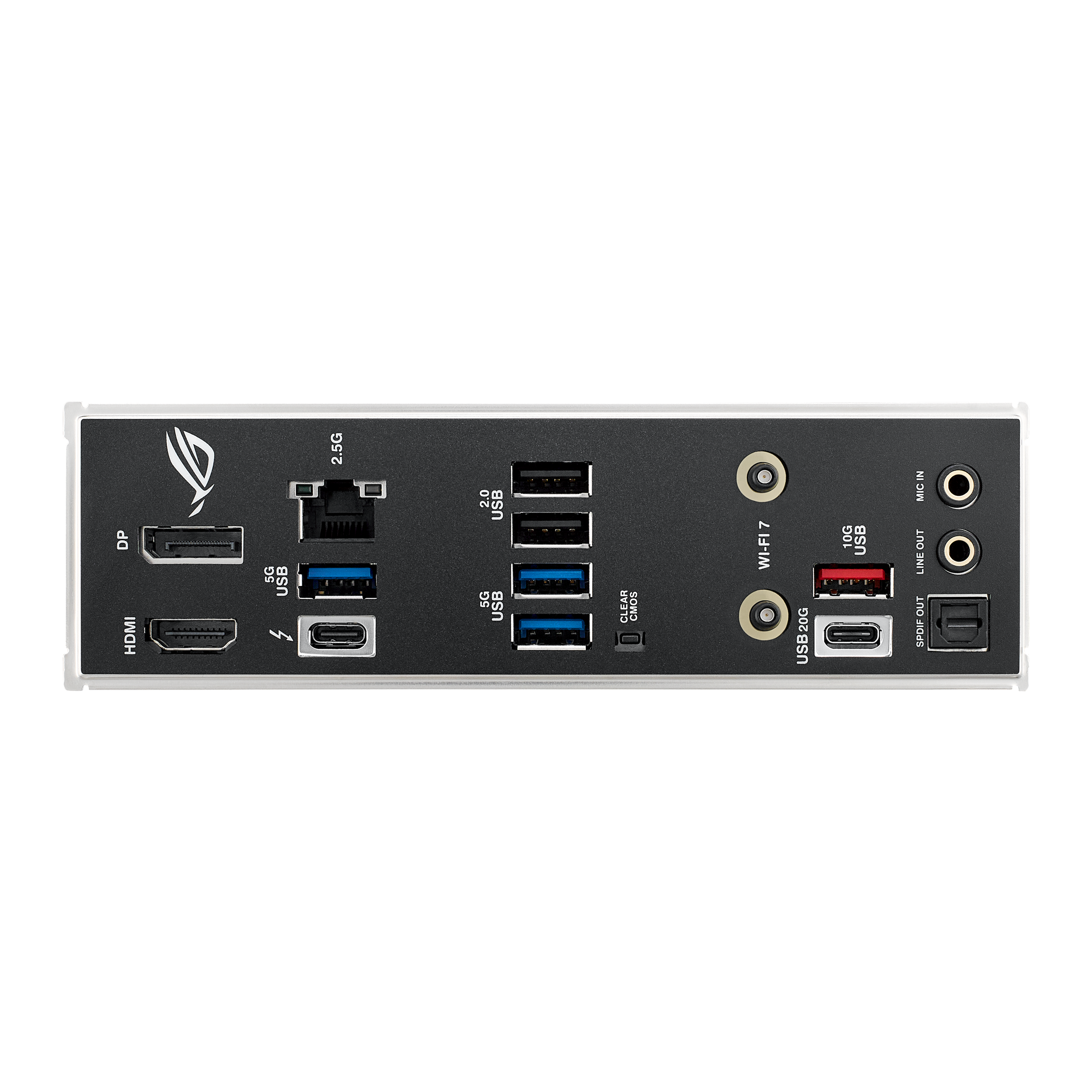 A large main feature product image of ASUS ROG Strix B860-I Gaming WiFi LGA1851 Mini-ITX Desktop Motherboard