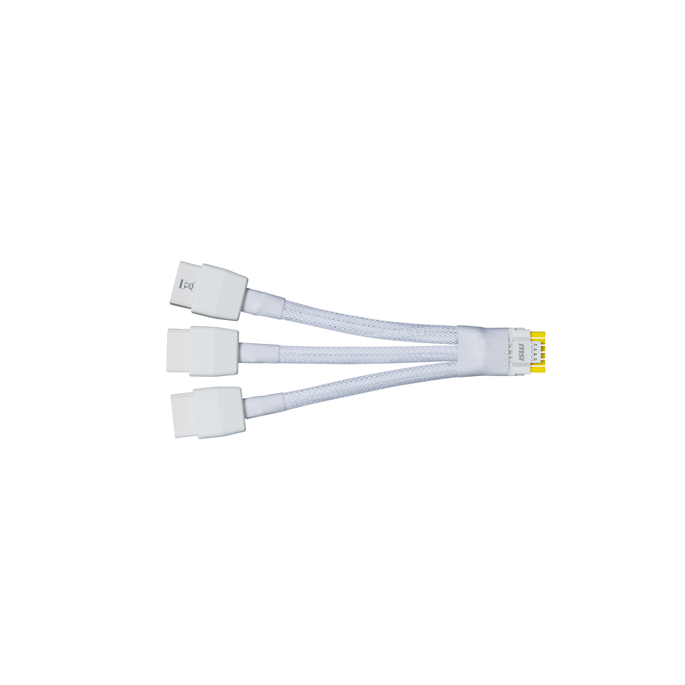 A large main feature product image of MSI GeForce RTX 5080 Gaming Trio OC 16GB GDDR7 - White