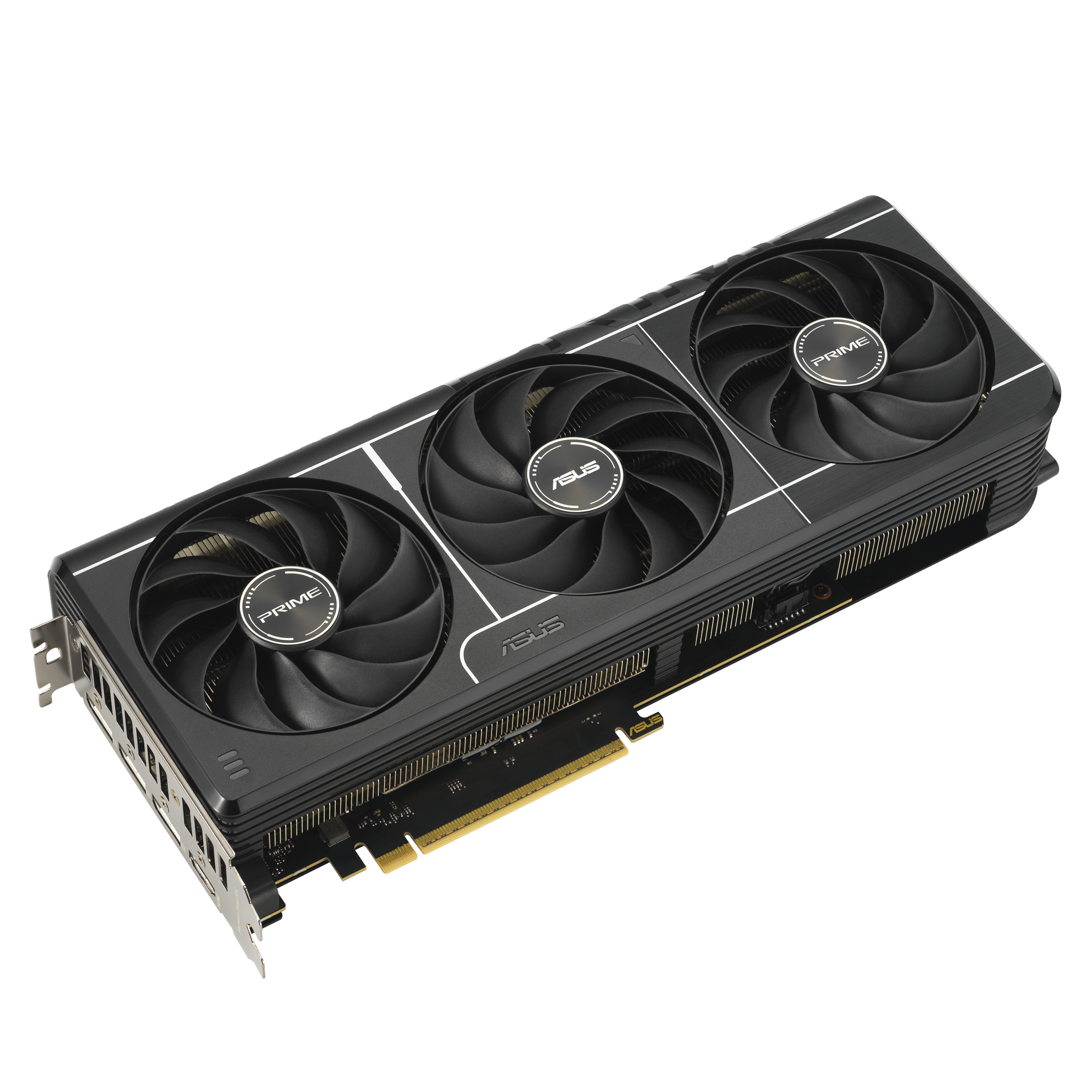 A large main feature product image of ASUS GeForce RTX 5070 Ti Prime OC 16GB GDDR7