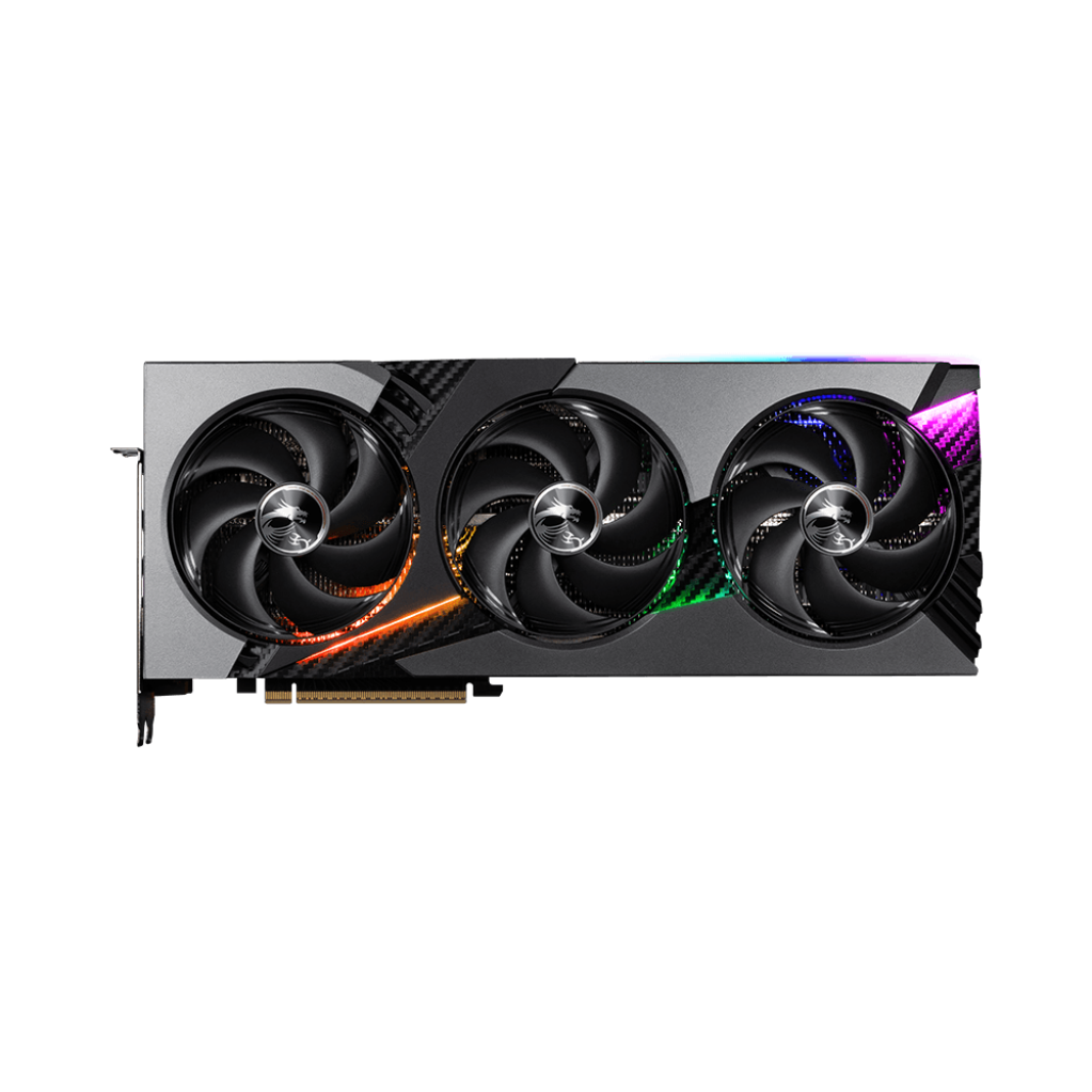 A large main feature product image of MSI GeForce RTX 5070 Vanguard SOC 12GB GDDR7