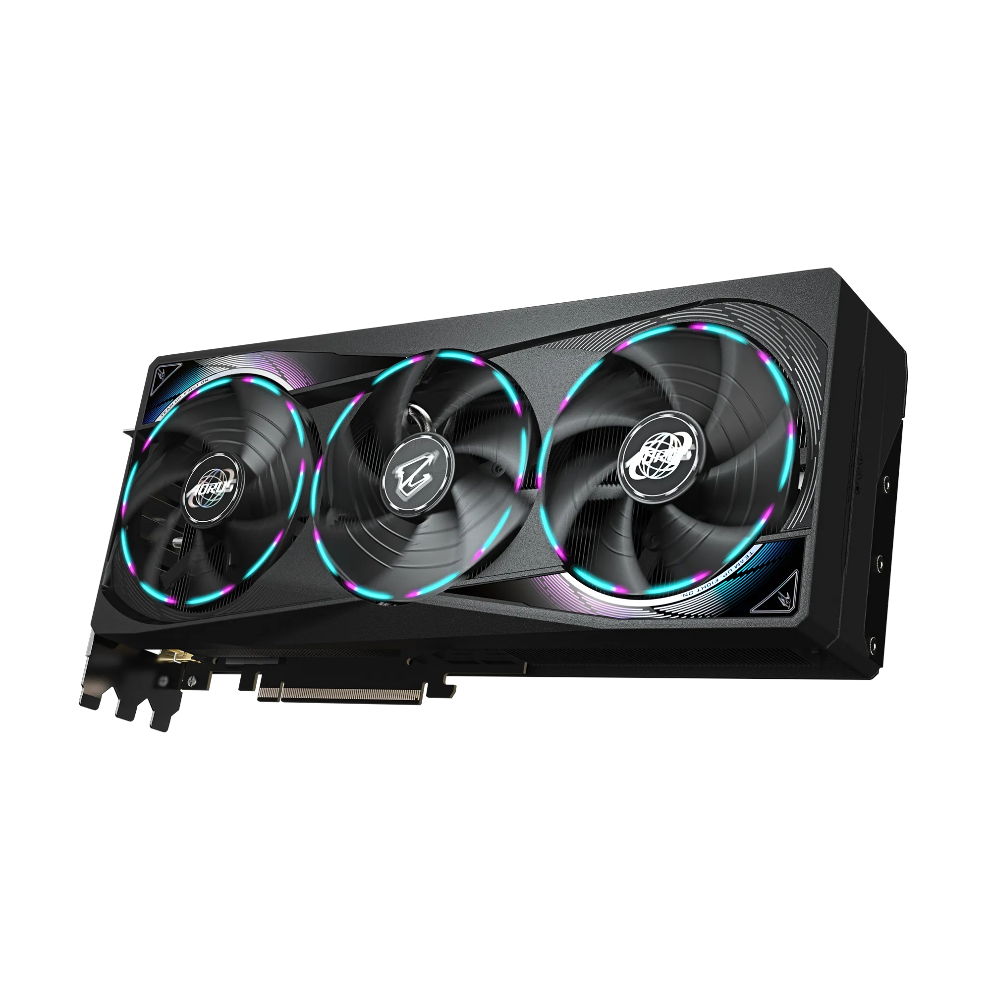 A large main feature product image of Gigabyte GeForce RTX 5070 Aorus Master 12GB GDDR7