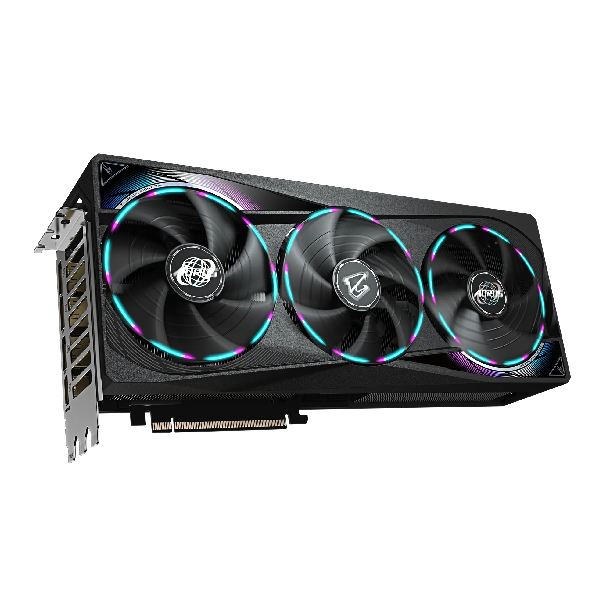 A large main feature product image of Gigabyte GeForce RTX 5070 Aorus Master 12GB GDDR7