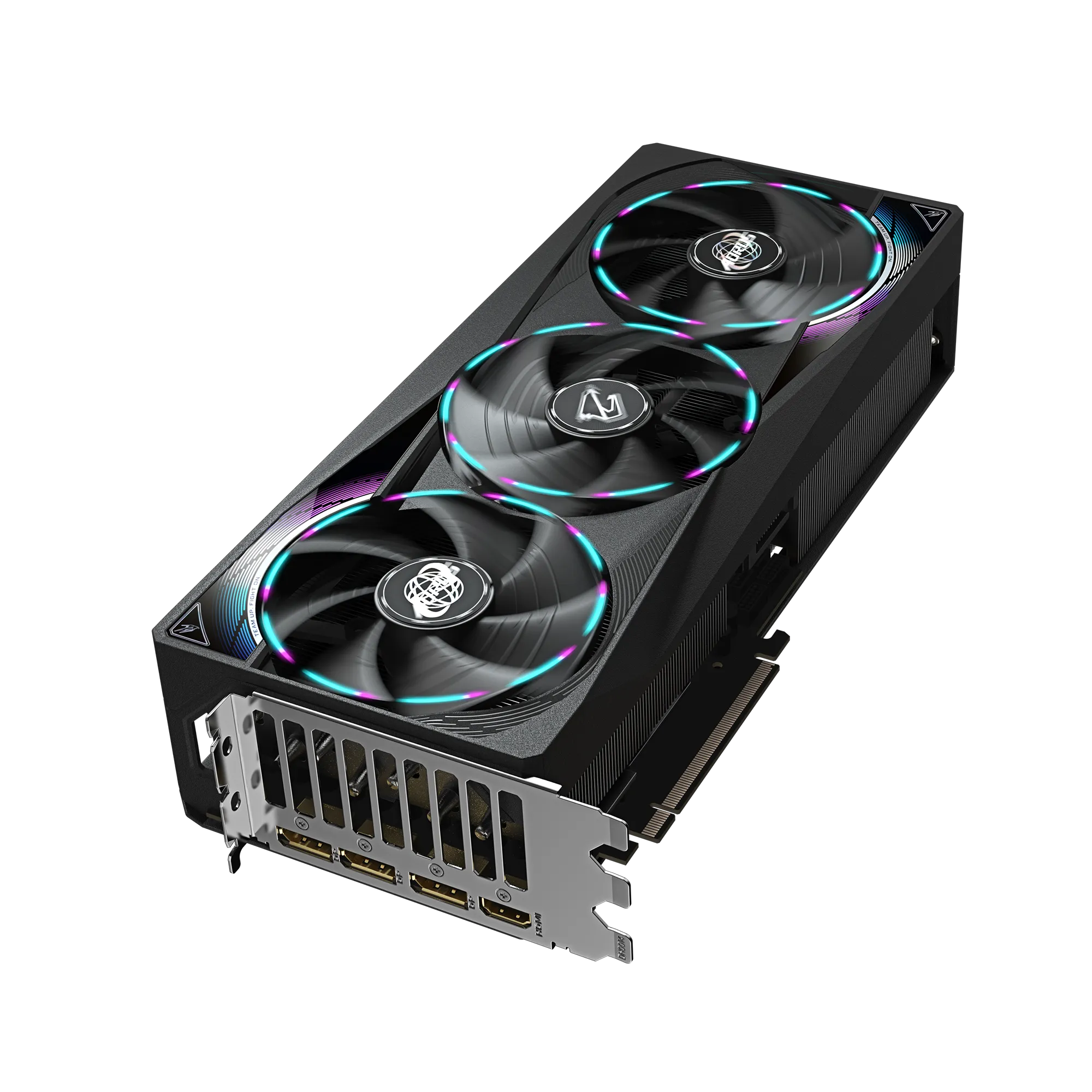 A large main feature product image of Gigabyte GeForce RTX 5070 Aorus Master 12GB GDDR7