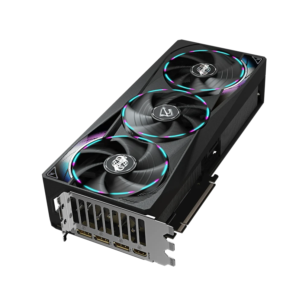 A large main feature product image of Gigabyte GeForce RTX 5070 Aorus Master 12GB GDDR7
