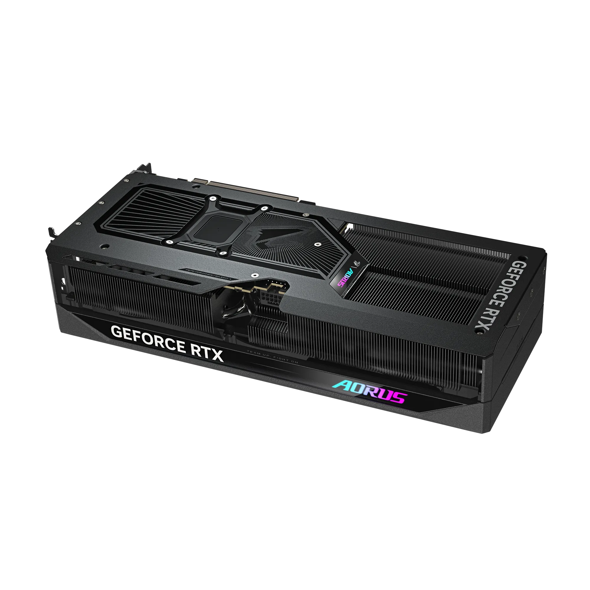 A large main feature product image of Gigabyte GeForce RTX 5070 Aorus Master 12GB GDDR7
