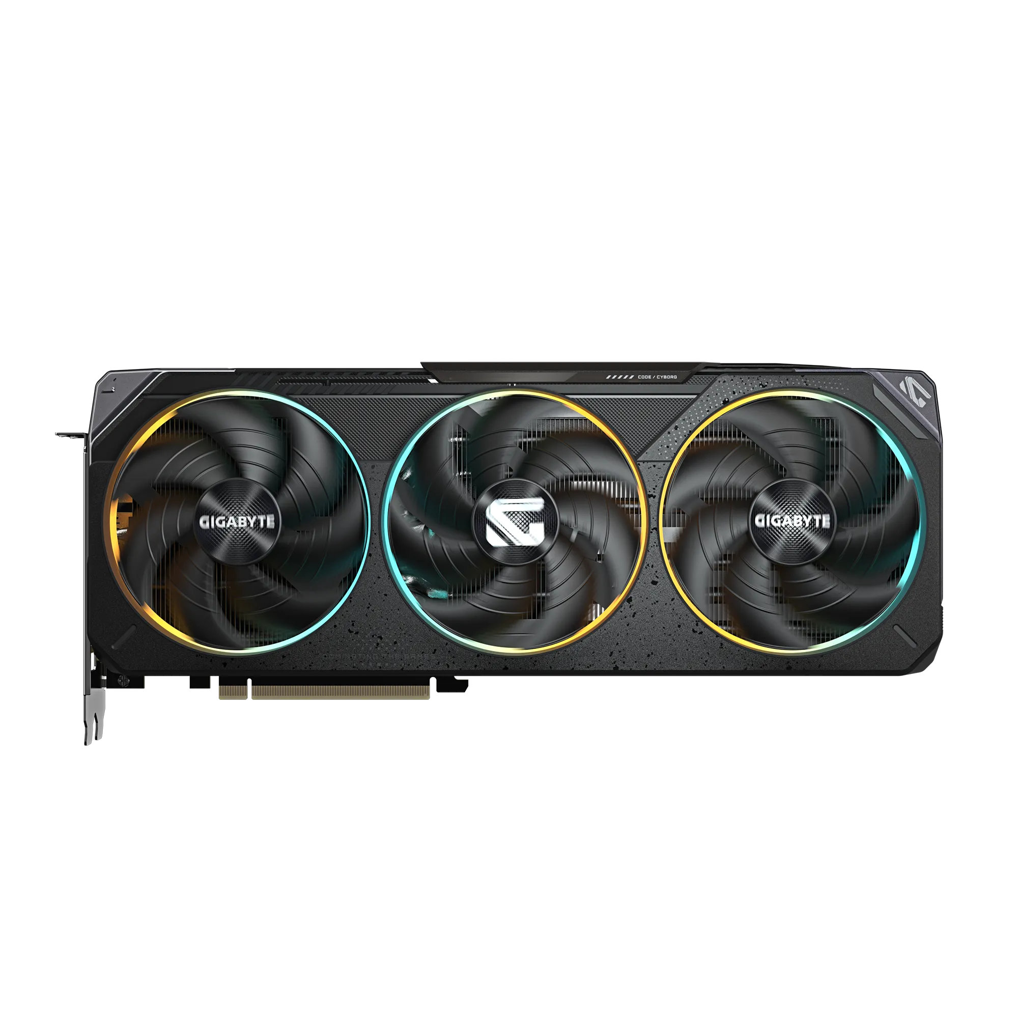 A large main feature product image of Gigabyte GeForce RTX 5070 Gaming OC 12GB GDDR7