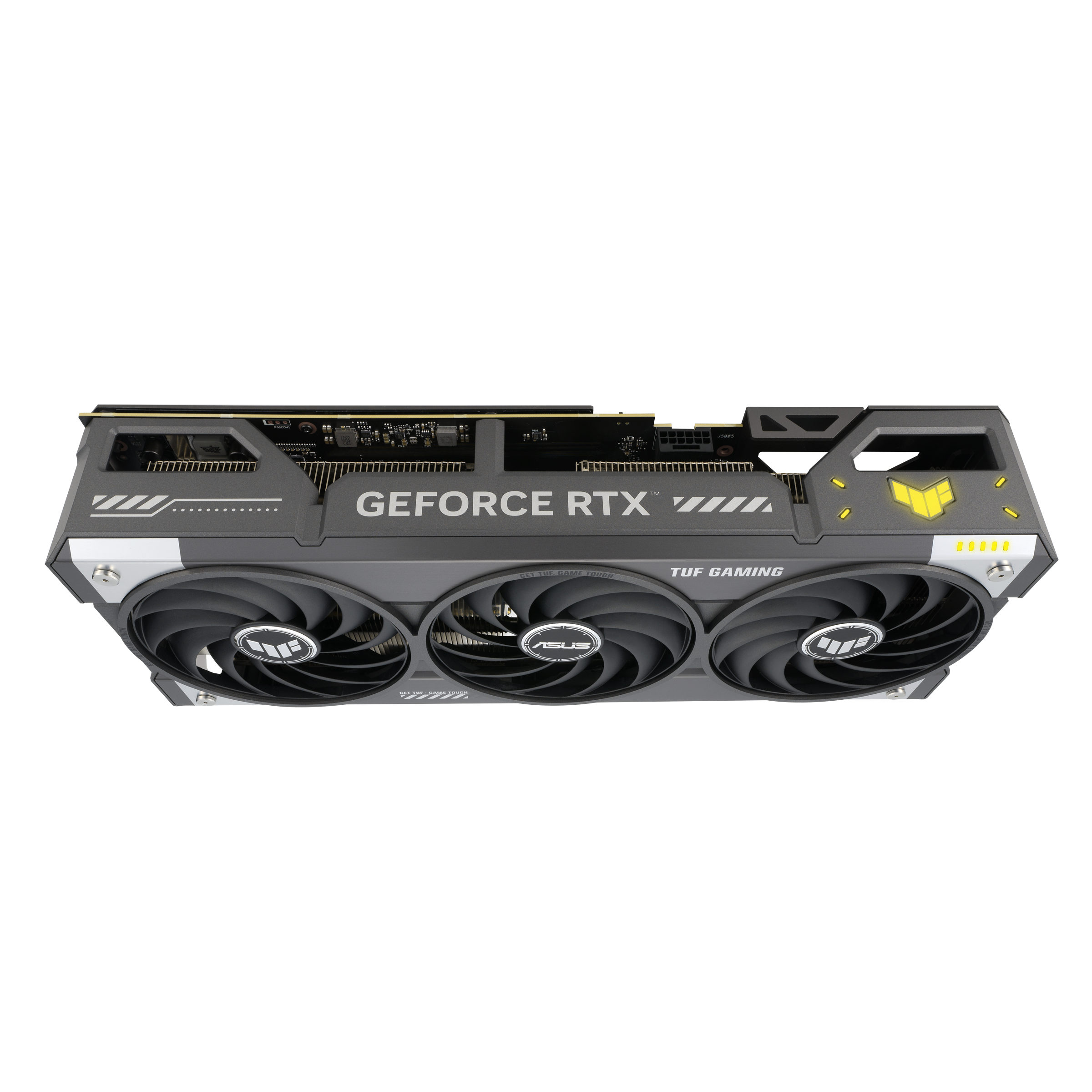 A large main feature product image of ASUS GeForce RTX 5070 Ti TUF Gaming OC 16GB GDDR7