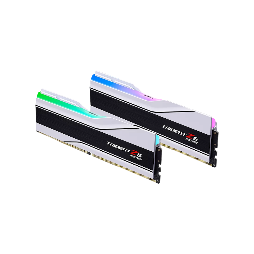 A large main feature product image of G.Skill Trident Z5 Neo 32GB Kit (2x16GB) DDR5-6000 C28 - White