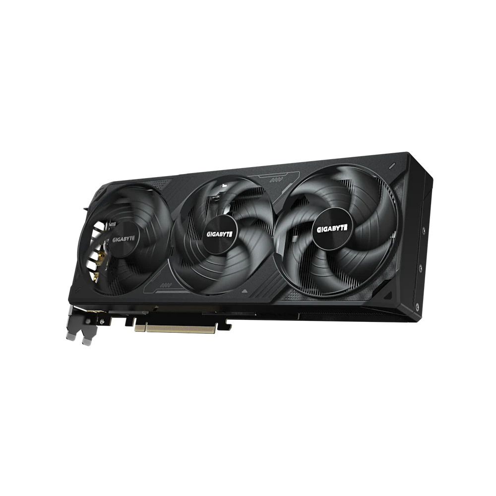 A large main feature product image of Gigabyte GeForce RTX 5070 Ti Windforce OC SFF 16GB GDDR7