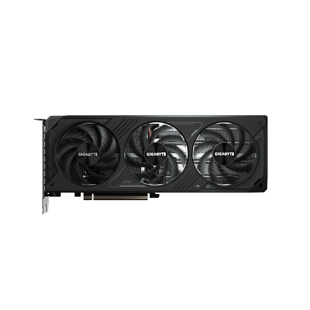 A large main feature product image of Gigabyte GeForce RTX 5070 Windforce OC SFF 12GB GDDR7