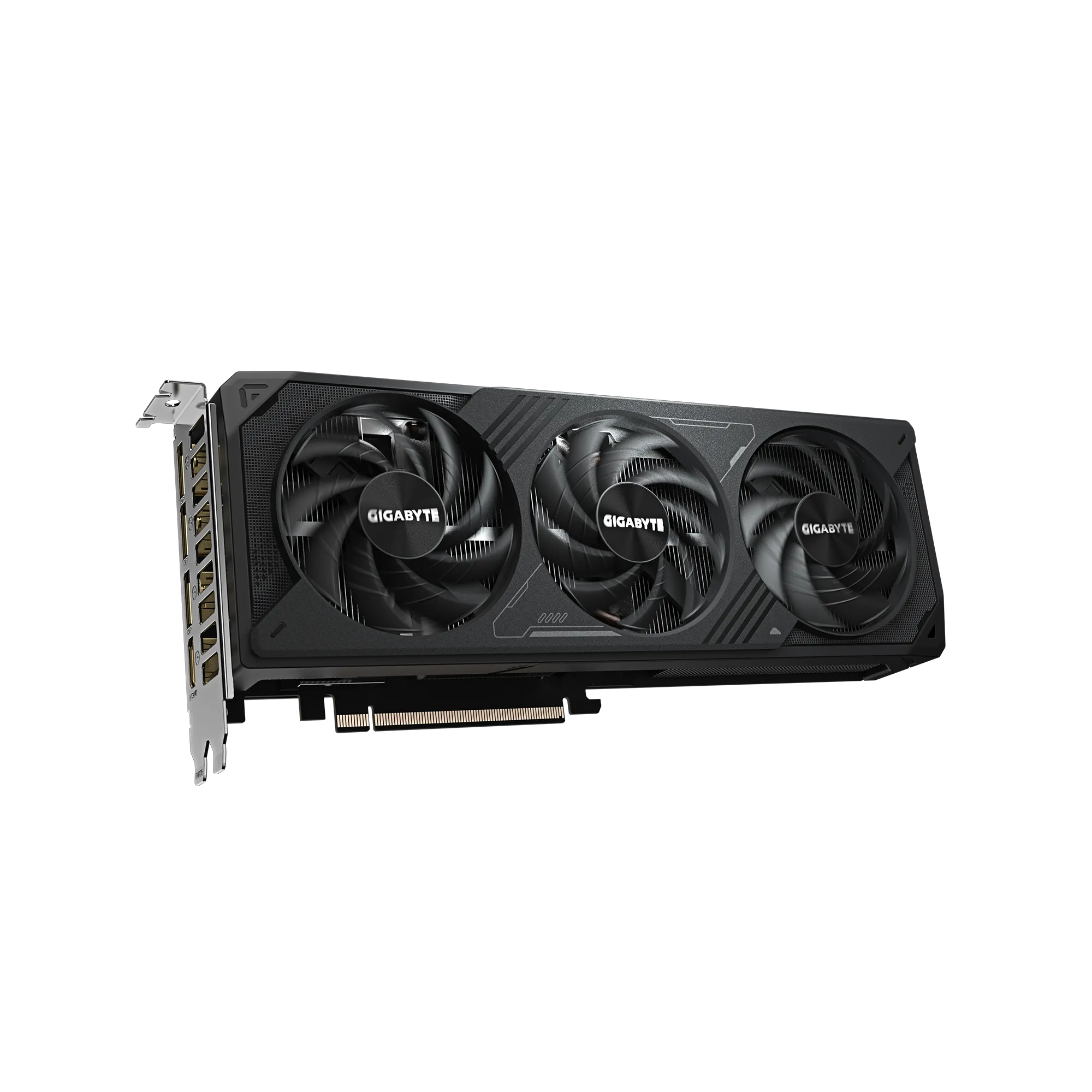 A large main feature product image of Gigabyte GeForce RTX 5070 Windforce OC SFF 12GB GDDR7