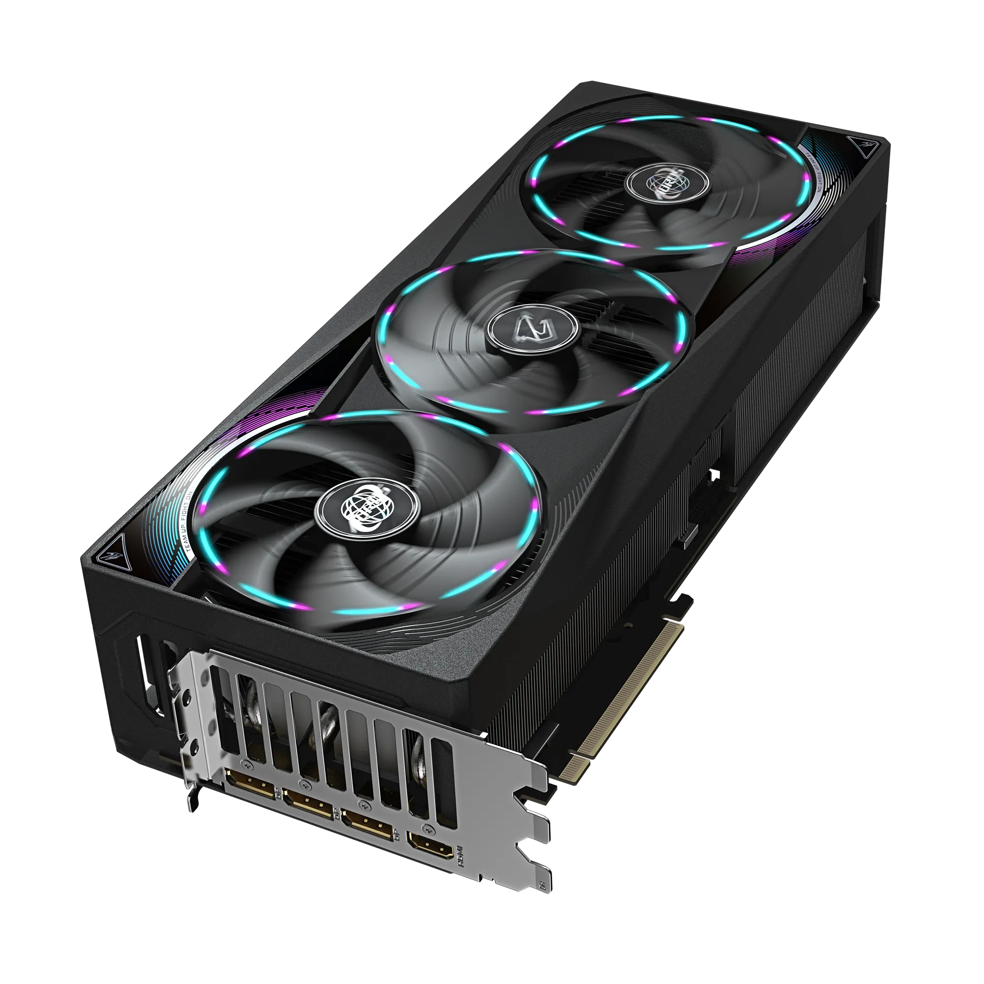 A large main feature product image of Gigabyte GeForce RTX 5080 Aorus Master 16GB GDDR7