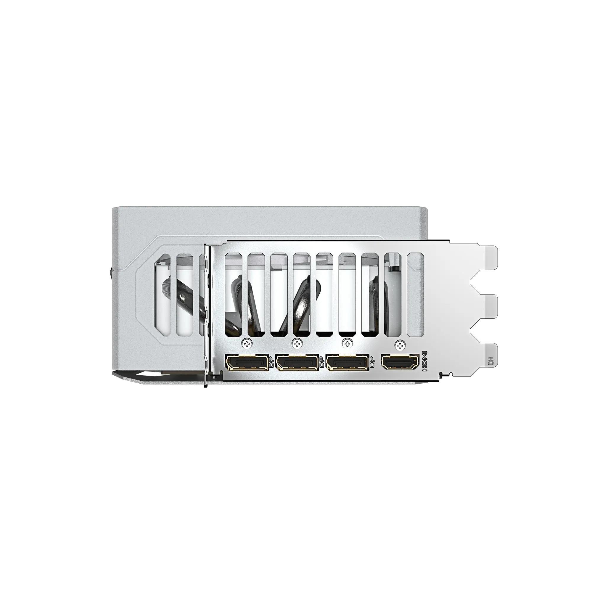 A large main feature product image of Gigabyte GeForce RTX 5080 Aorus Master Ice White 16GB GDDR7