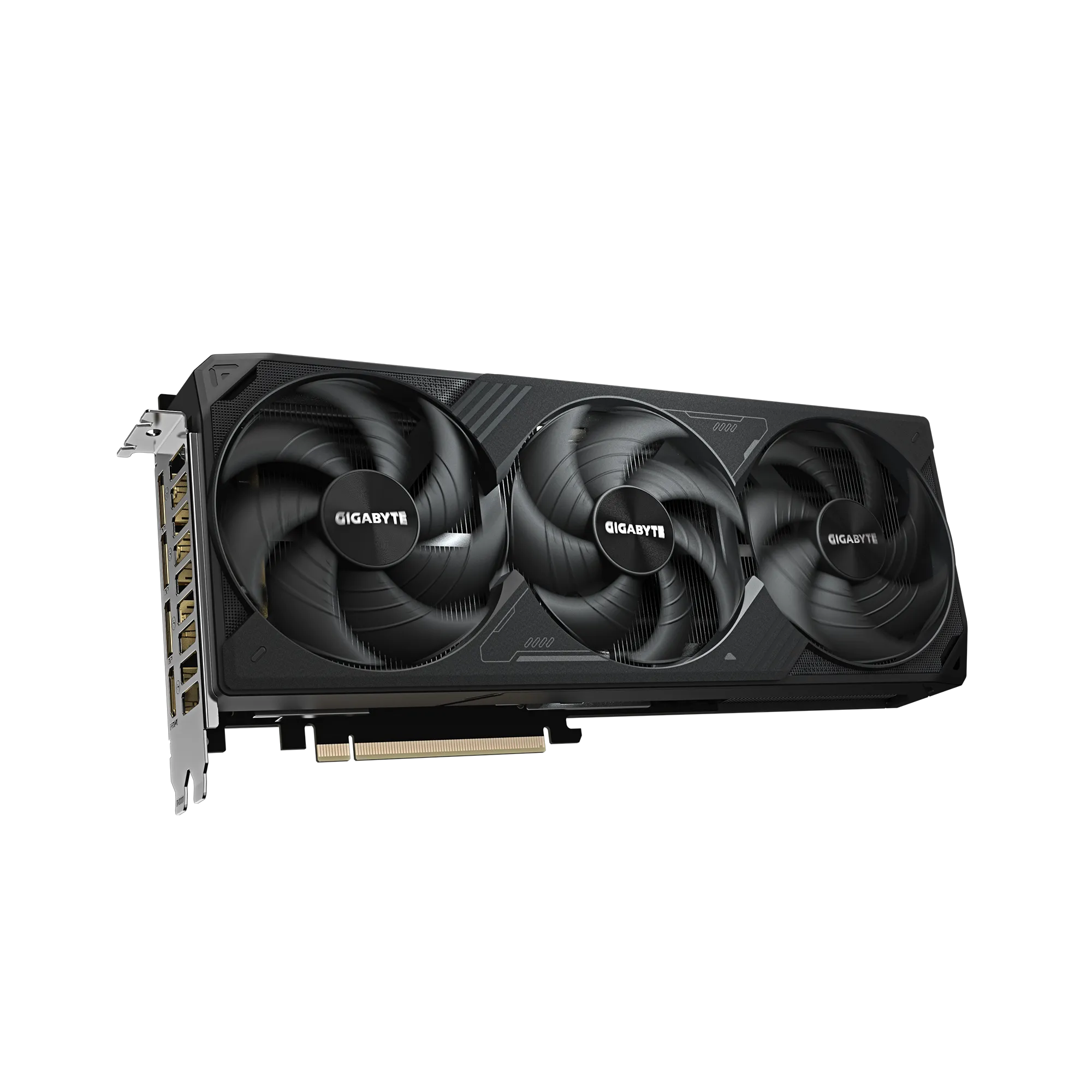 A large main feature product image of Gigabyte GeForce RTX 5080 Windforce OC SFF 16GB GDDR7