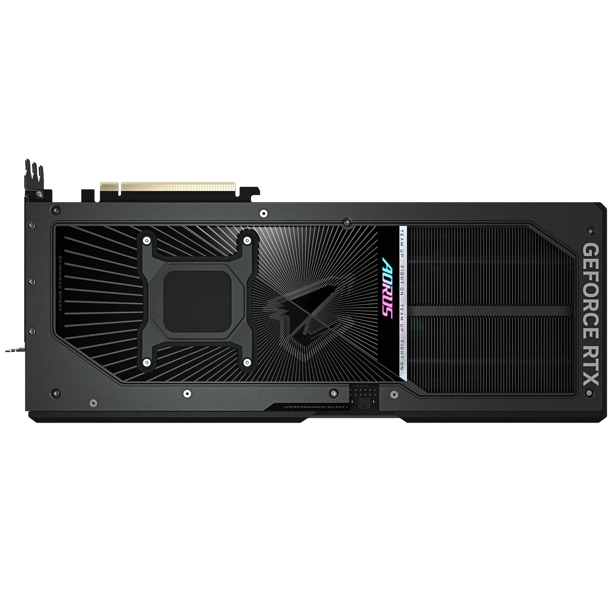 A large main feature product image of Gigabyte GeForce RTX 5090 Aorus Master 32GB GDDR7