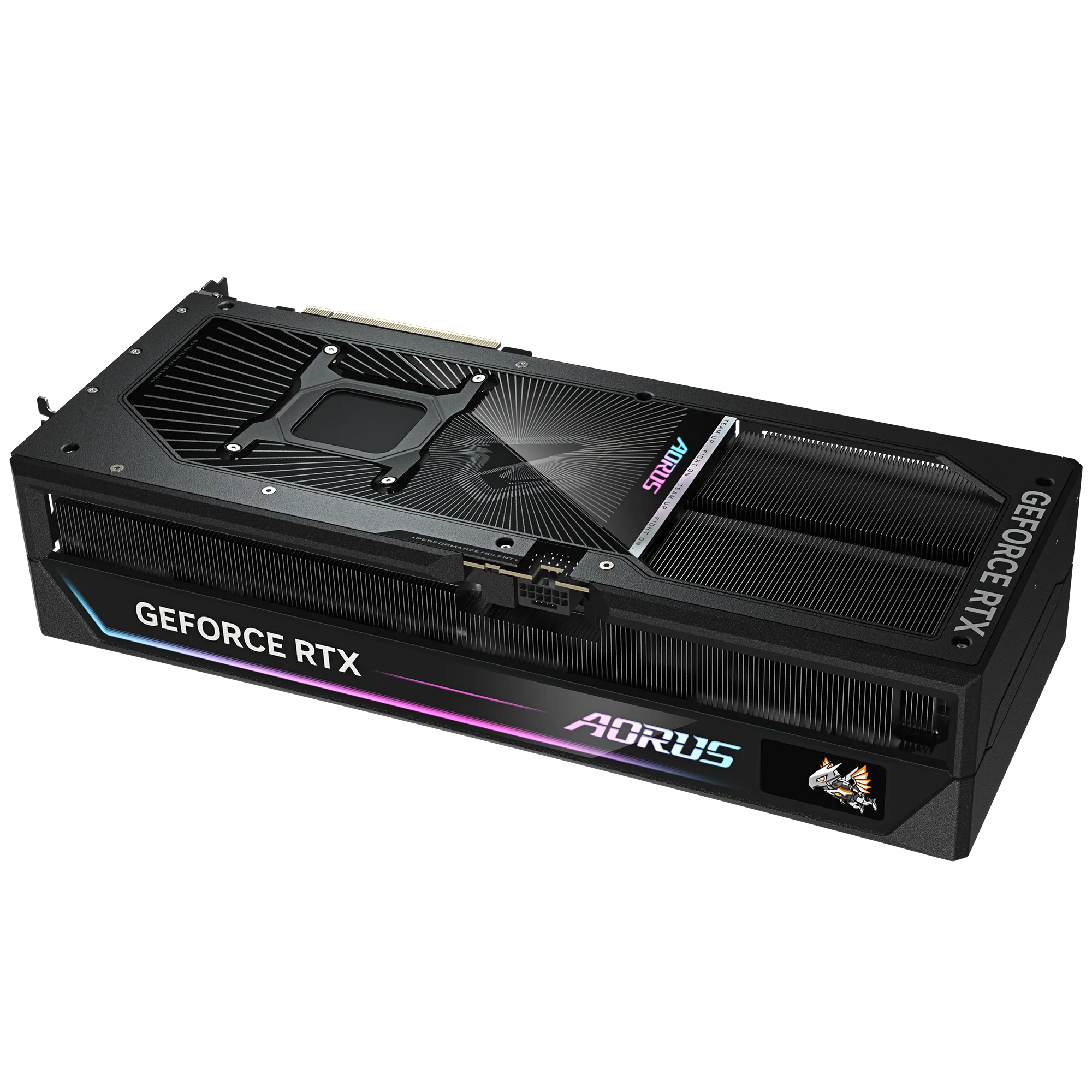 A large main feature product image of Gigabyte GeForce RTX 5090 Aorus Master 32GB GDDR7