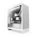 A product image of NZXT H7 Flow 2024 Mid Tower Case - White