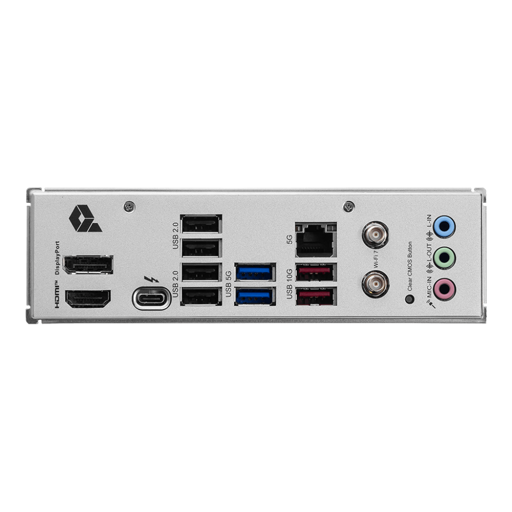 A large main feature product image of MSI PRO B860-P WiFi LGA1851 ATX Desktop Motherboard