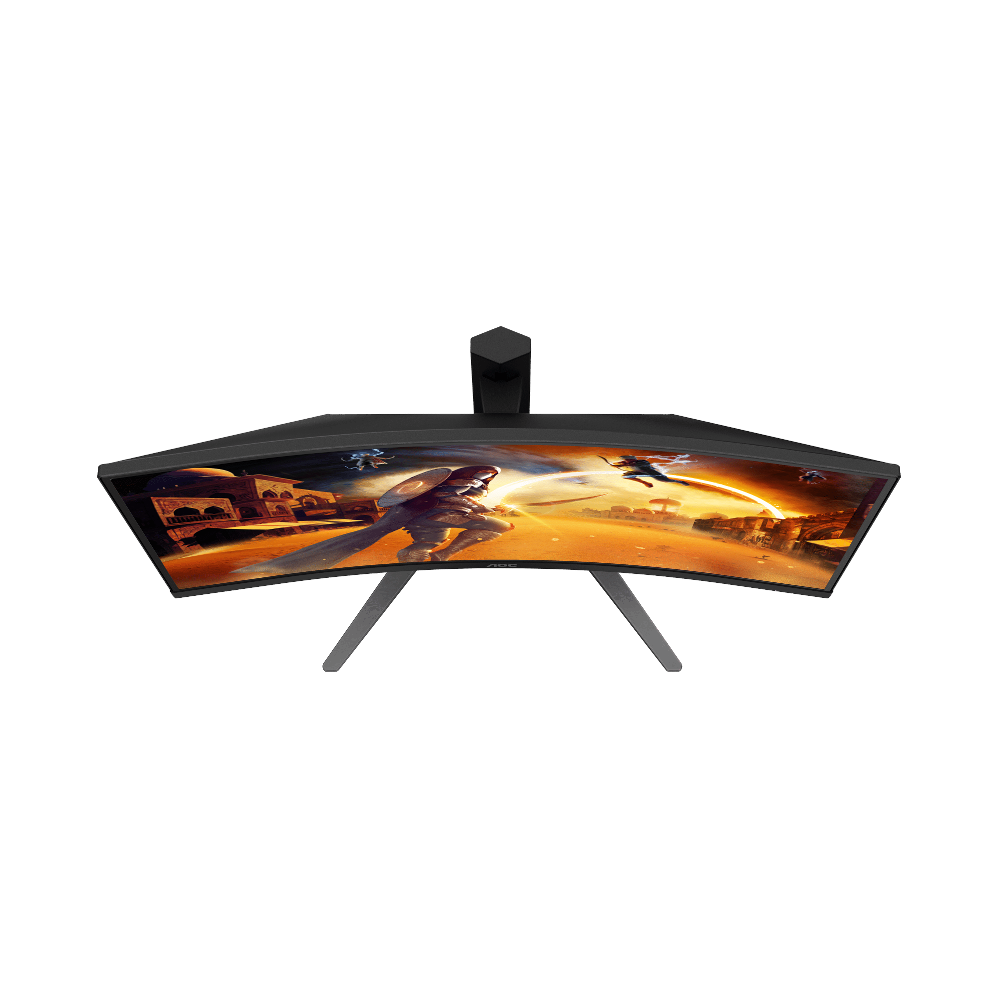 A large main feature product image of AOC Gaming CQ27G4 - 27" Curved 1440p 180Hz 0.5Ms Fast VA Monitor