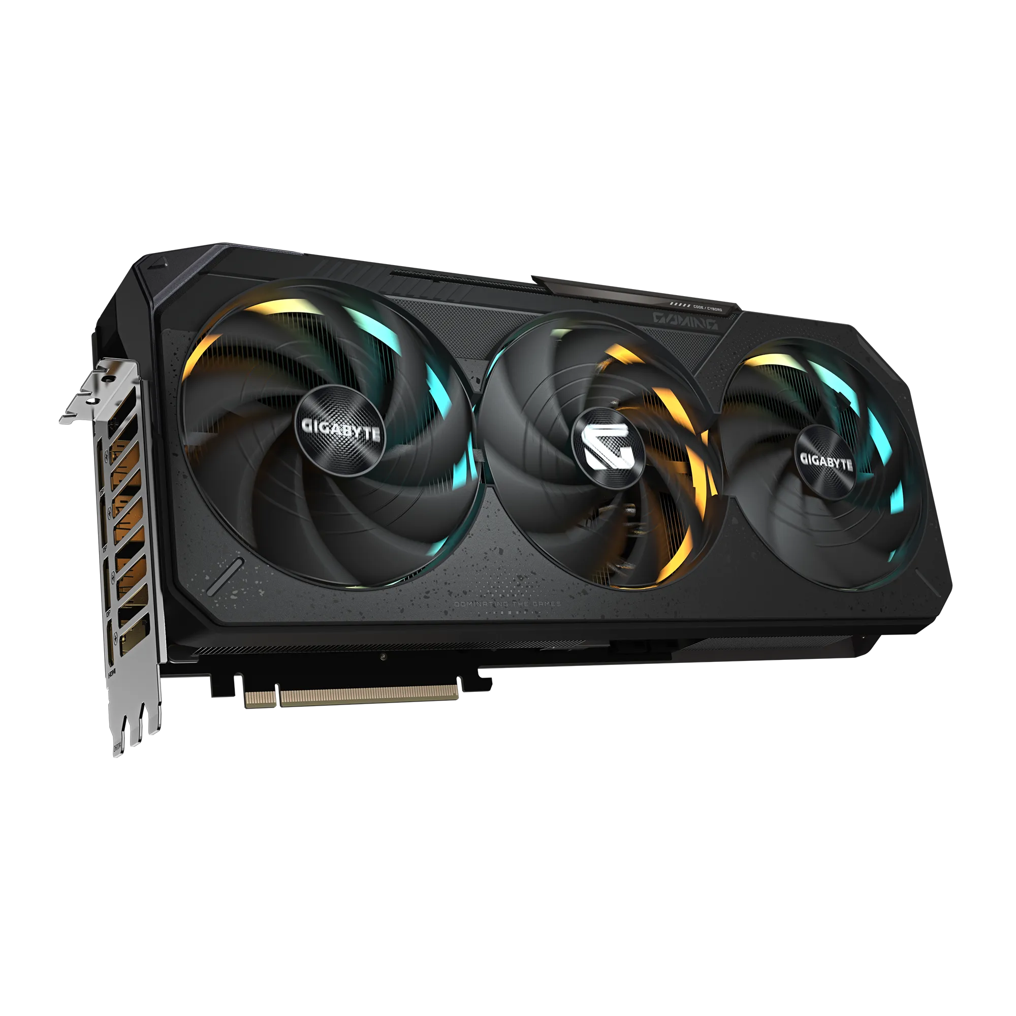 A large main feature product image of Gigabyte GeForce RTX 5090 Gaming OC 32GB GDDR7