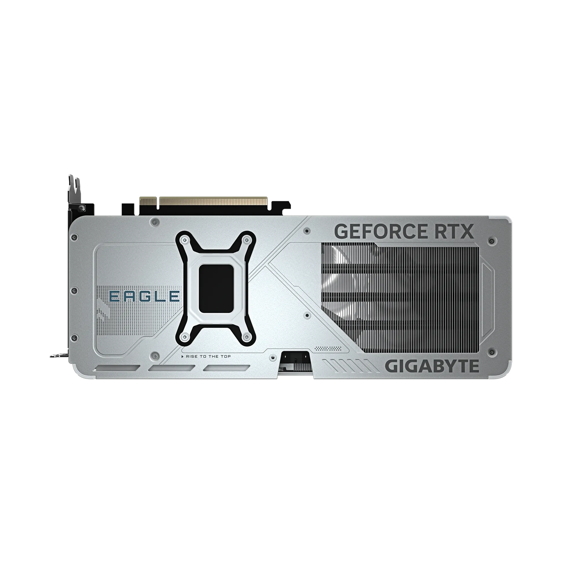 A large main feature product image of Gigabyte GeForce RTX 5070 Eagle OC ICE White SFF 12GB GDDR7