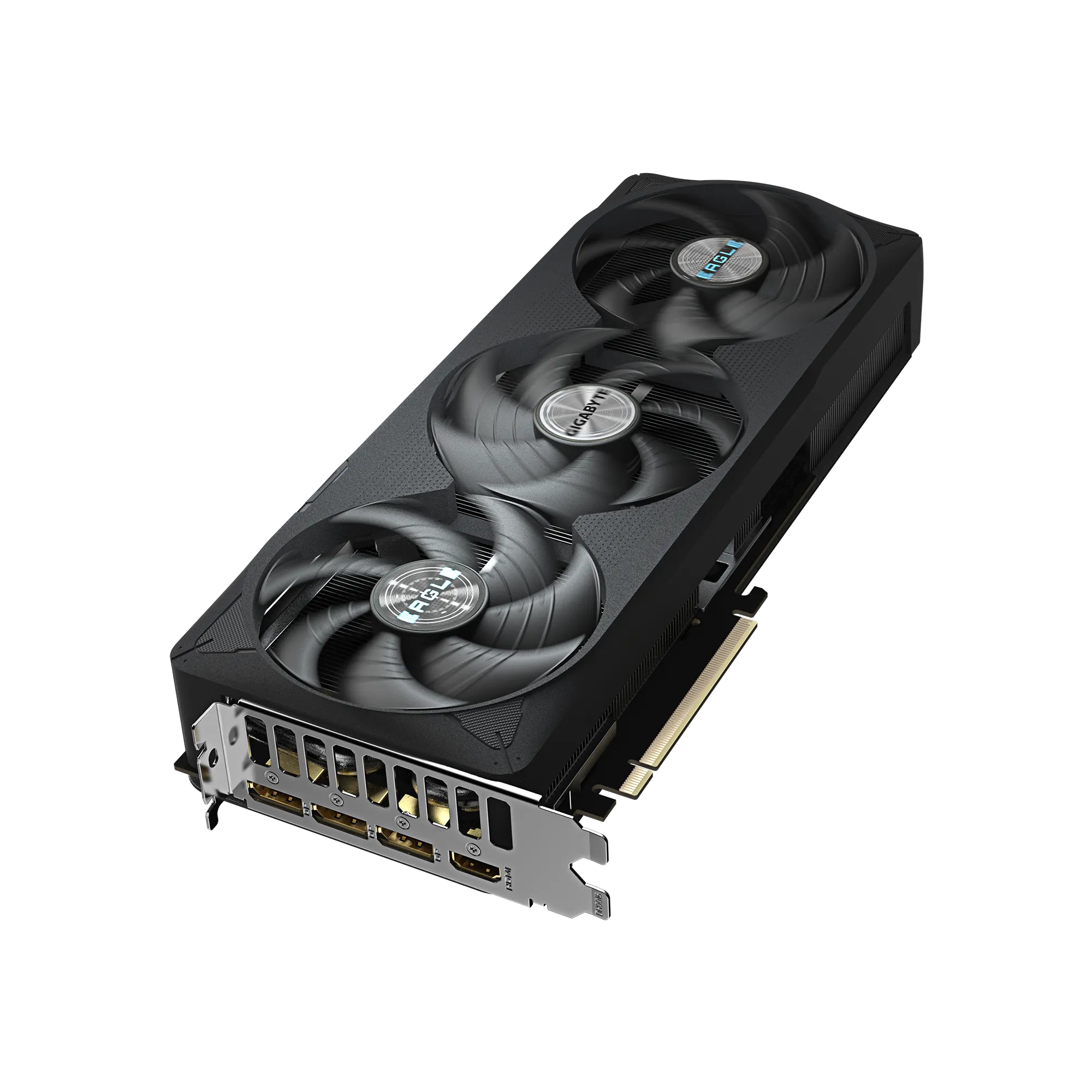 A large main feature product image of Gigabyte GeForce RTX 5070 Ti Eagle OC SFF 16GB GDDR7