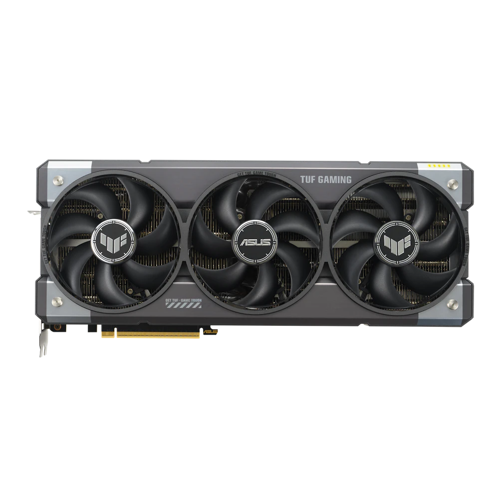 A large main feature product image of ASUS GeForce RTX 5080 TUF Gaming 16GB GDDR7