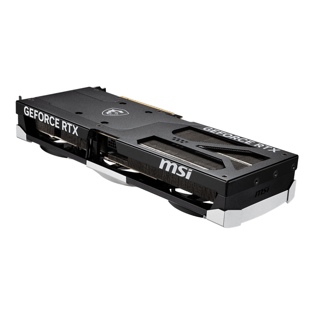 A large main feature product image of MSI GeForce RTX 5080 Ventus 3X OC 16GB GDDR7