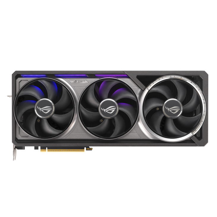 A large main feature product image of ASUS GeForce RTX 5090 ROG Astral 32GB GDDR7