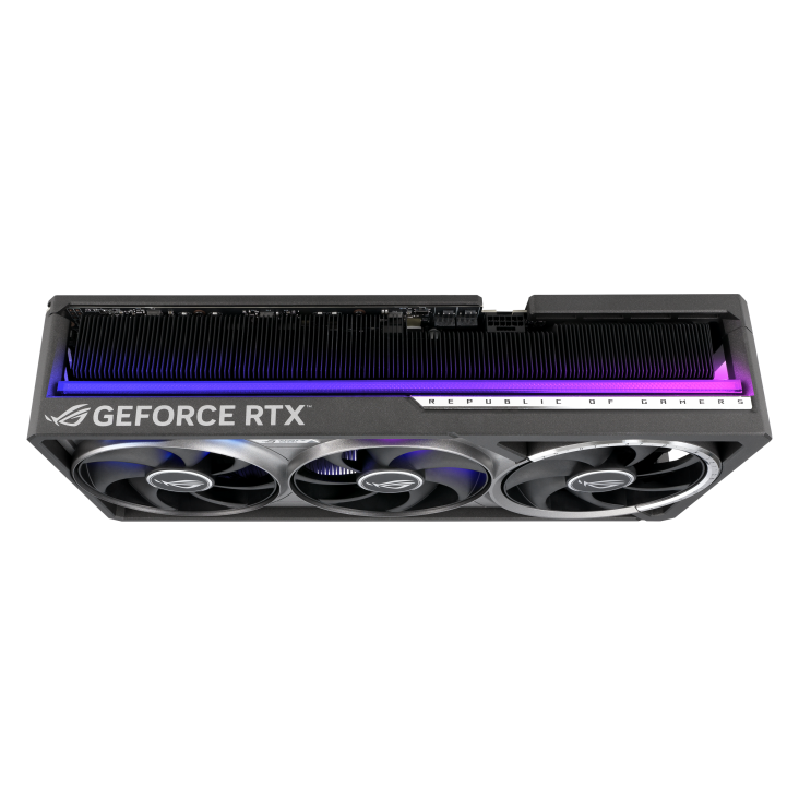 A large main feature product image of ASUS GeForce RTX 5090 ROG Astral 32GB GDDR7