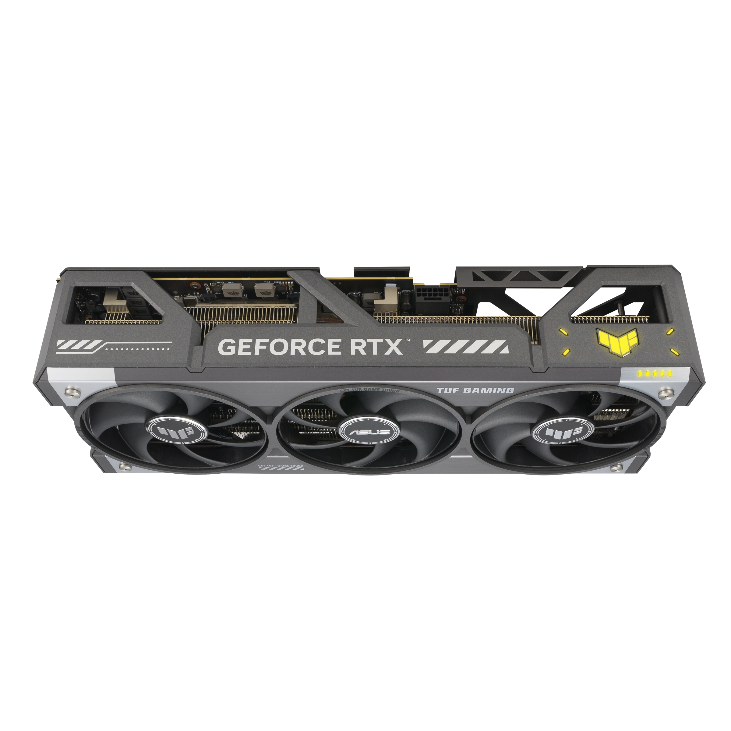 A large main feature product image of ASUS GeForce RTX 5090 TUF Gaming 32GB GDDR7