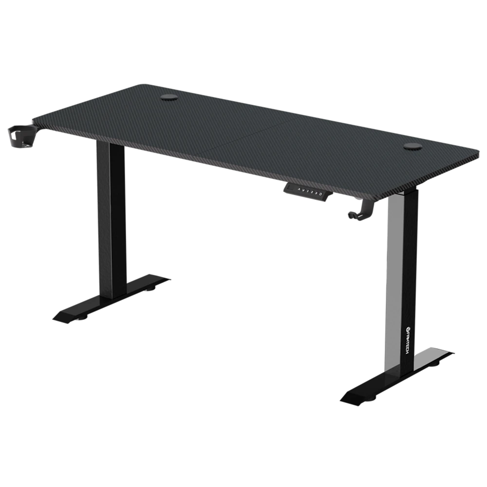 A large main feature product image of Fantech GD914 Motorised Height Adjustable Gaming Desk - Black