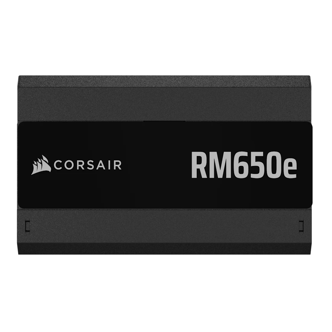 A large main feature product image of Corsair RM650e - 650W Gold ATX 3.1 Modular PSU