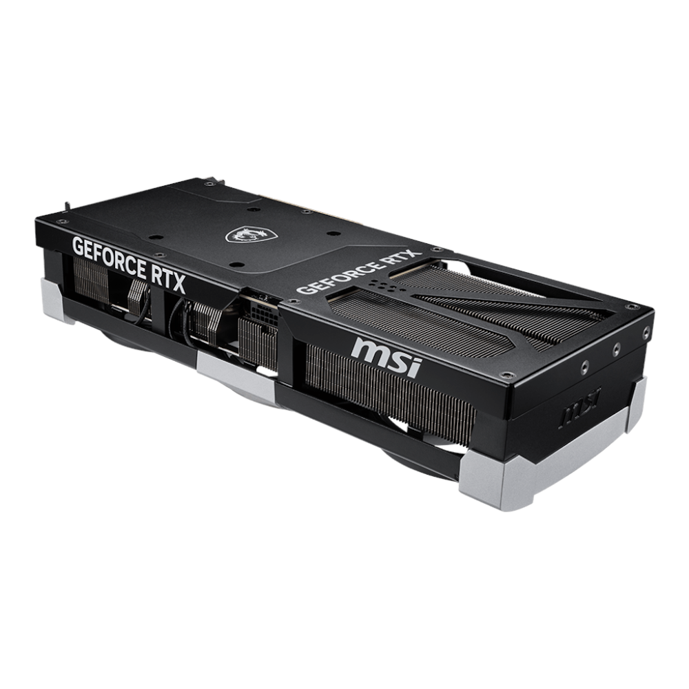 A large main feature product image of MSI GeForce RTX 5090 Ventus 3X OC 32GB GDDR7
