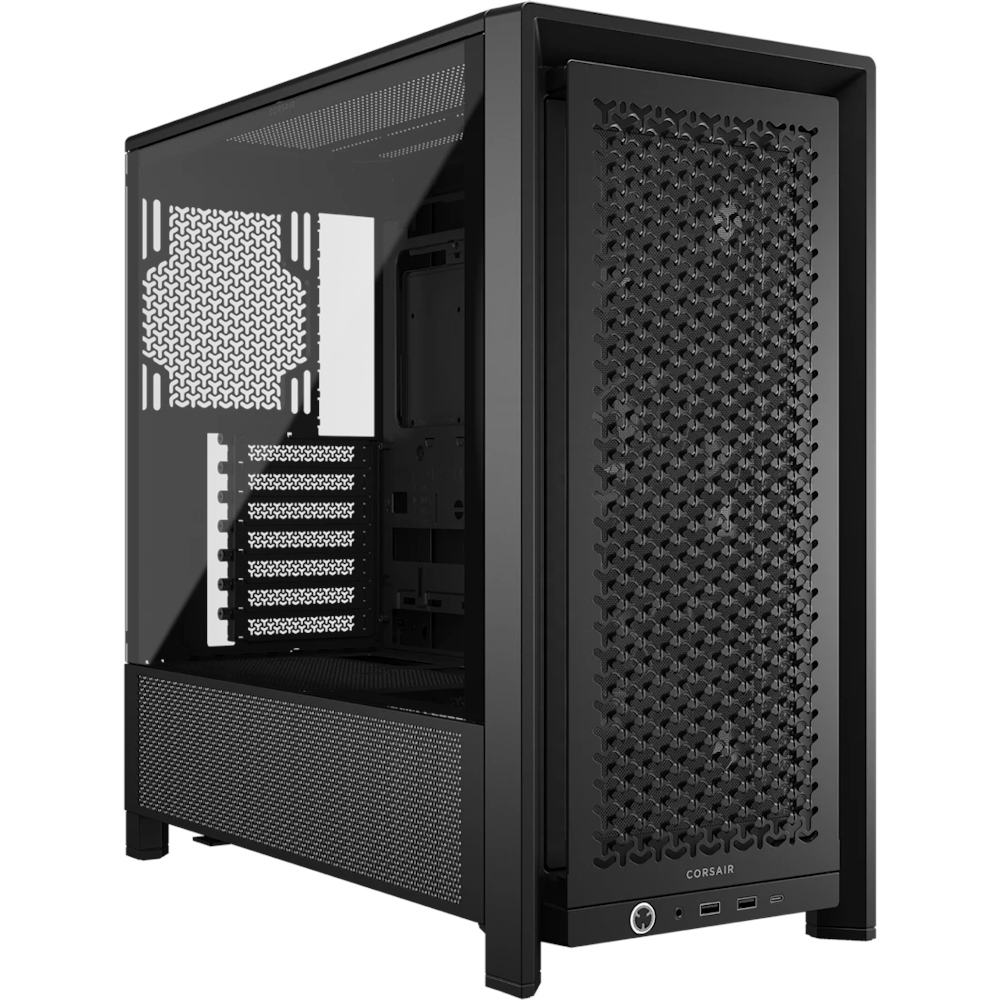 A large main feature product image of Corsair Frame 4000D RS Mid Tower Case (Black)