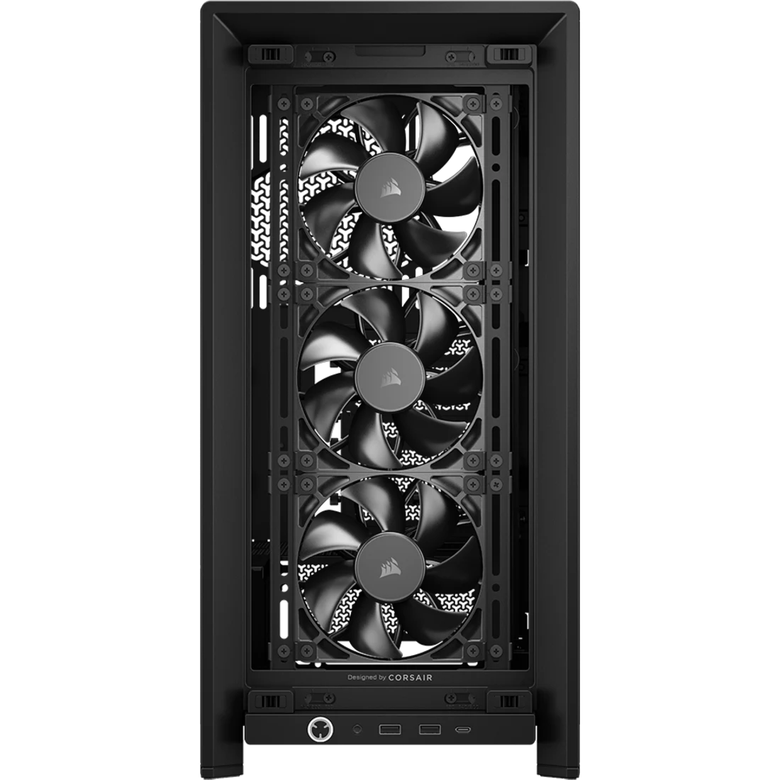 A large main feature product image of Corsair Frame 4000D RS Mid Tower Case (Black)