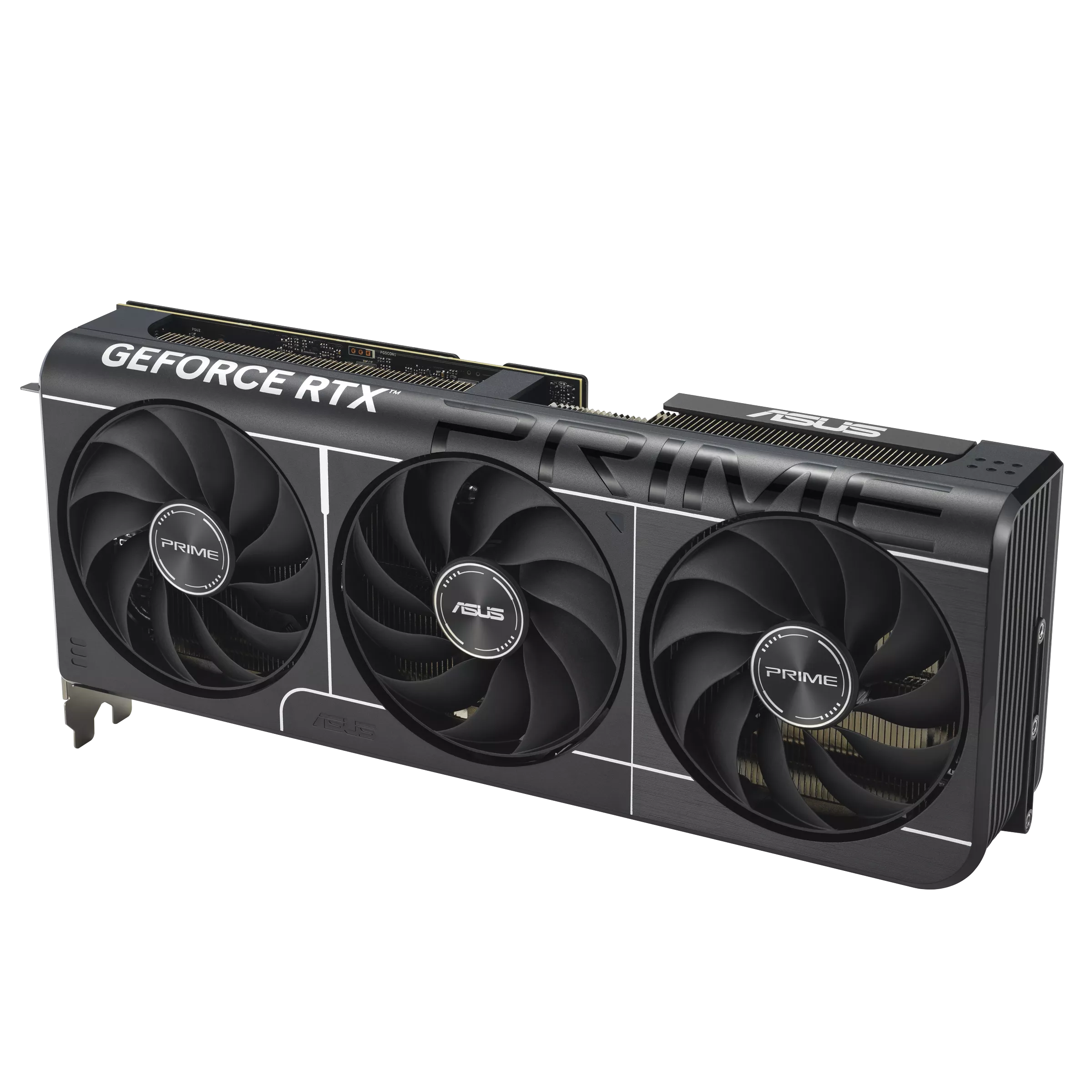 A large main feature product image of ASUS GeForce RTX 5070 Prime 12GB GDDR7