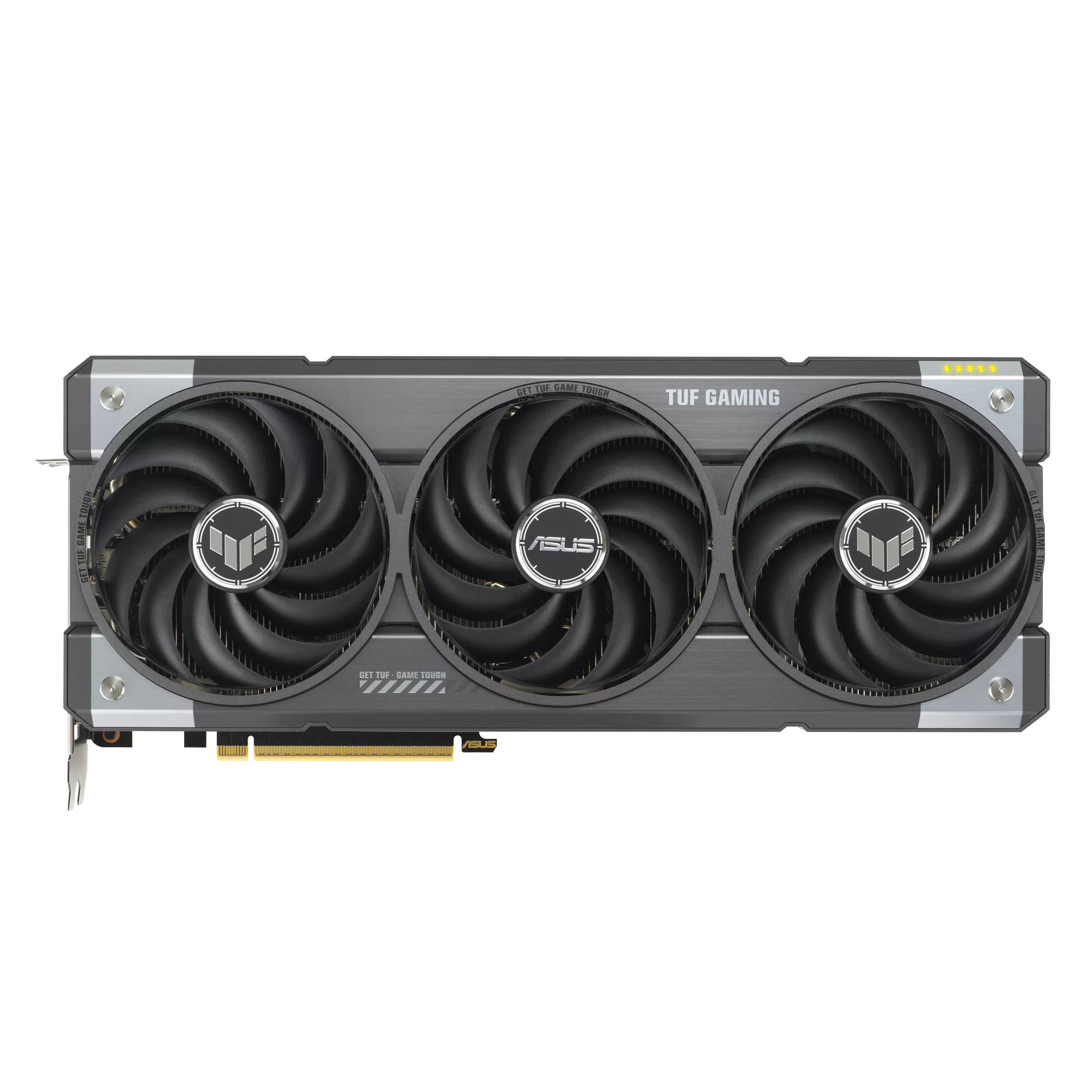 A large main feature product image of ASUS GeForce RTX 5070 TUF Gaming OC 12GB GDDR7
