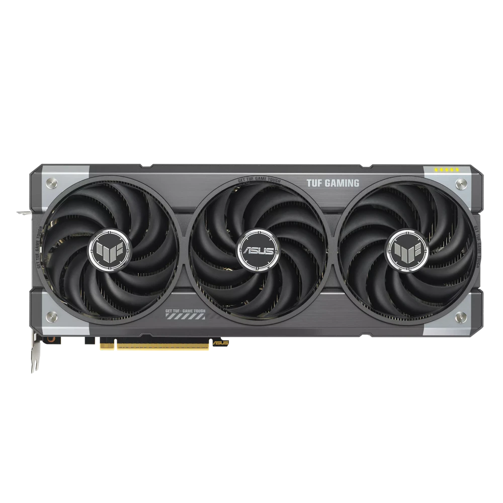 A large main feature product image of ASUS GeForce RTX 5070 TUF Gaming OC 12GB GDDR7