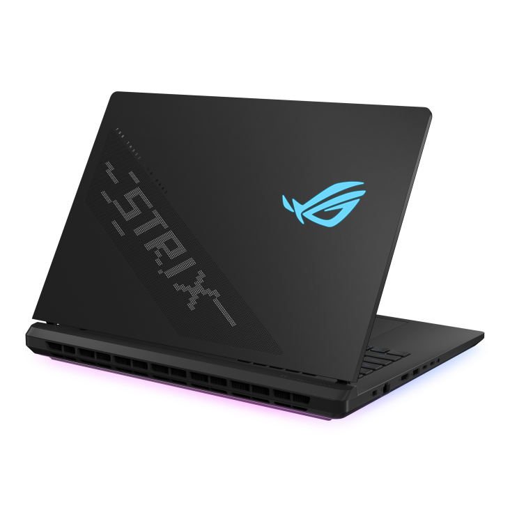 A large main feature product image of ASUS ROG Strix SCAR 18 (G835) - 18" 240Hz, Ultra 9 275HX, RTX 5080, 64GB/1+1TB RAID 0 - Win 11 Gaming Notebook
