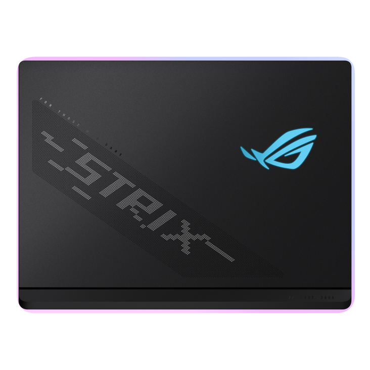 A large main feature product image of ASUS ROG Strix SCAR 18 (G835) - 18" 240Hz, Ultra 9 275HX, RTX 5080, 64GB/1+1TB RAID 0 - Win 11 Gaming Notebook