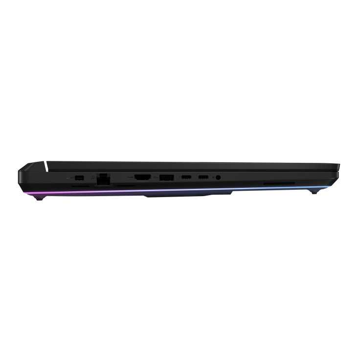 A large main feature product image of ASUS ROG Strix SCAR 18 (G835) - 18" 240Hz, Ultra 9 275HX, RTX 5090, 64GB/2+2TB RAID 0 - Win 11 Gaming Notebook