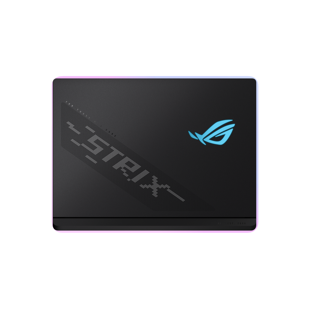 A large main feature product image of ASUS ROG Strix SCAR 18 (G835) - 18" 240Hz, Ultra 9 275HX, RTX 5090, 64GB/2+2TB RAID 0 - Win 11 Gaming Notebook