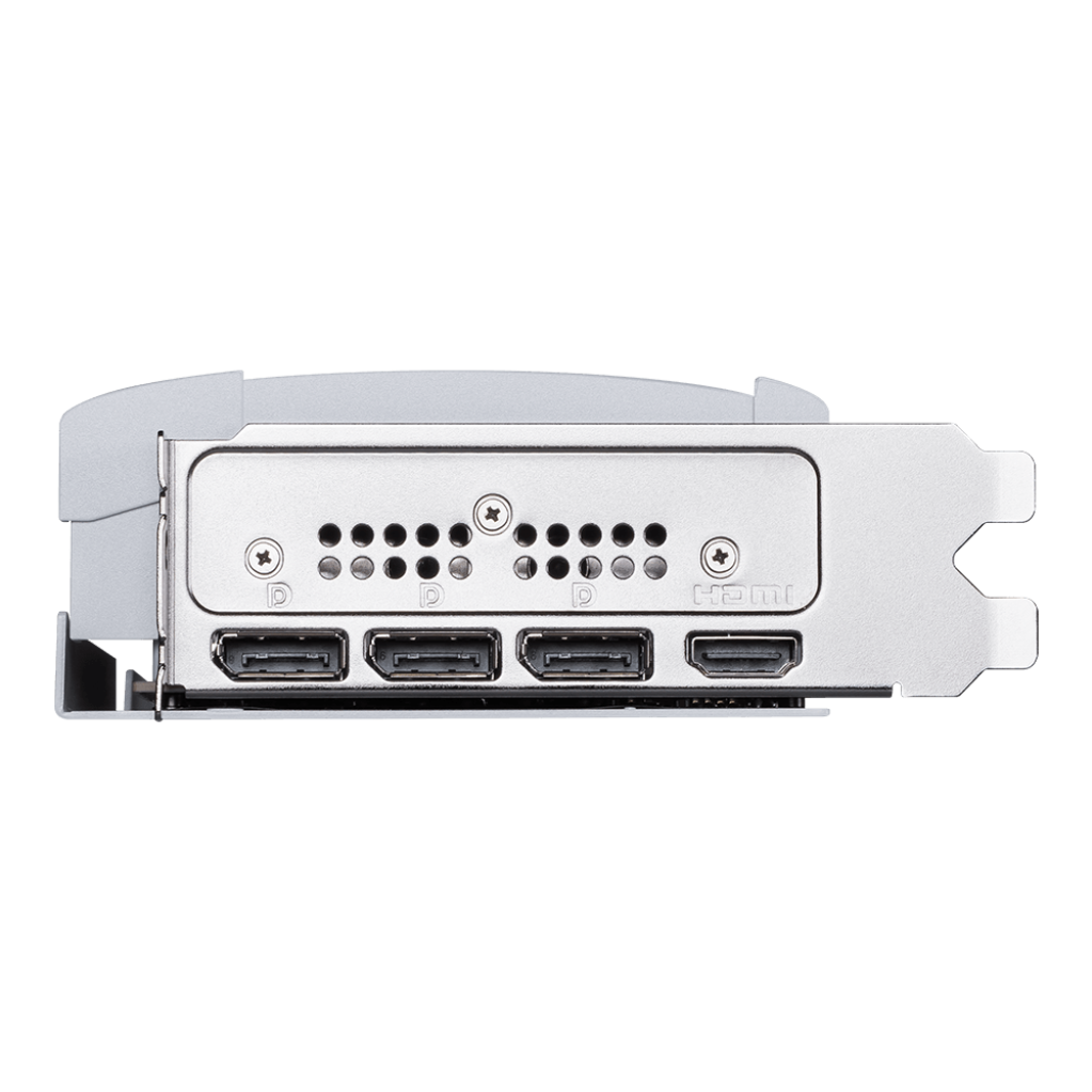 A large main feature product image of MSI GeForce RTX 5080 Ventus 3X OC 16GB GDDR7 - White